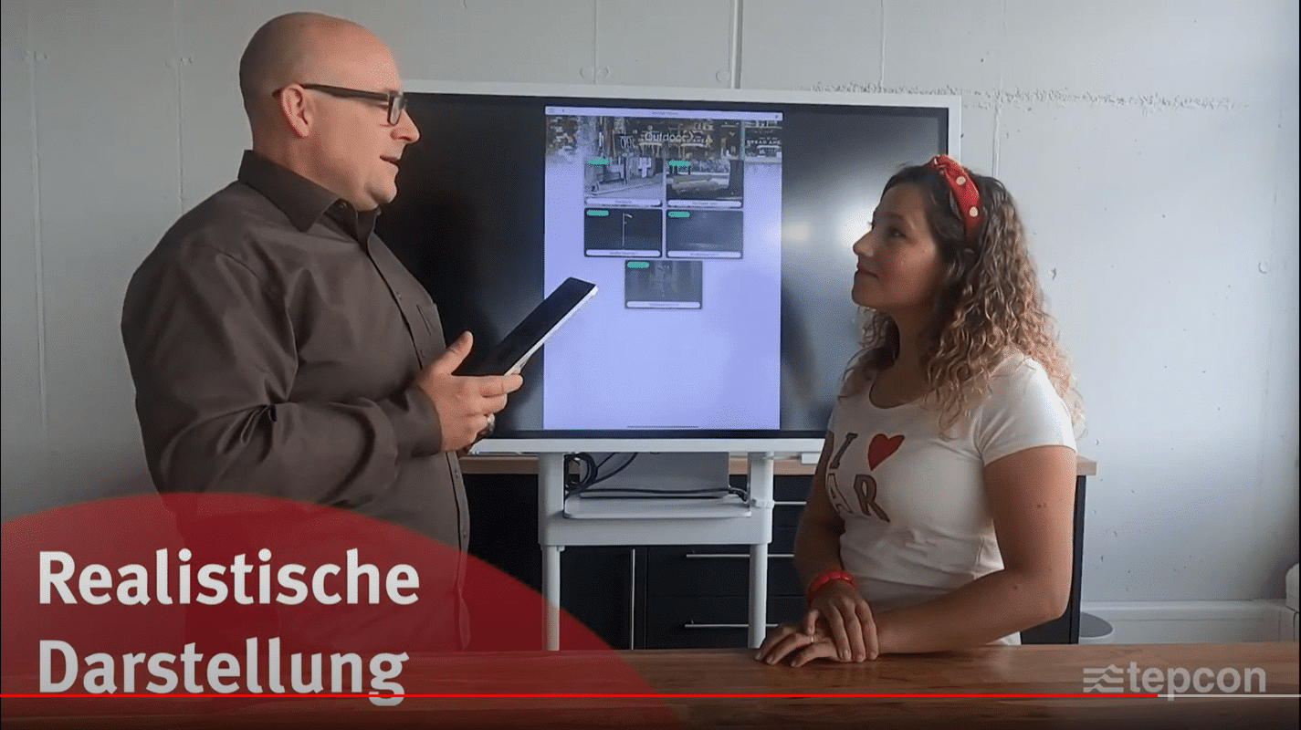 Gespräch über Augmented Reality