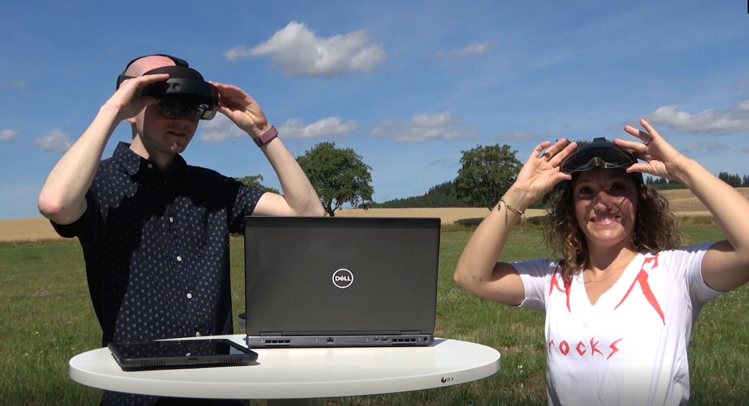 Gespräch über Augmented Reality