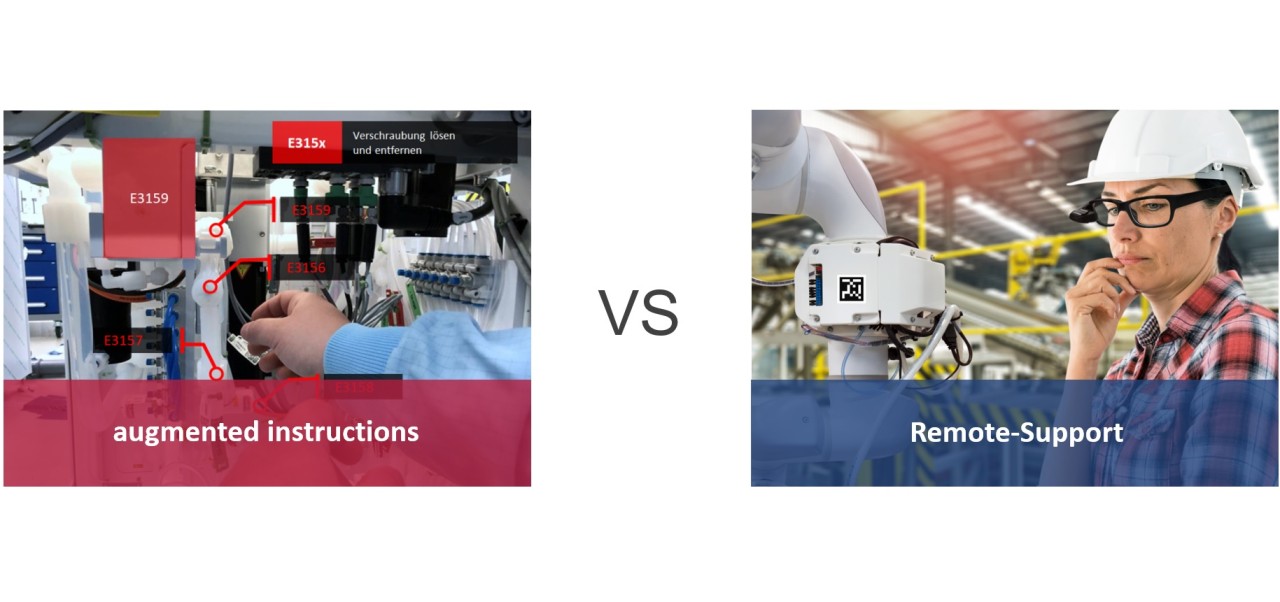 augmented instructions vs Remote-Support