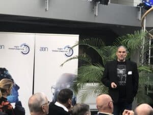 Christoph Kluge hält Vortrag beim aen Kongress